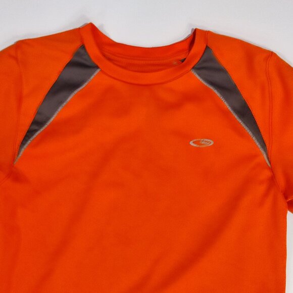 C9 by Champion duo-dry short sleeve athletic T-shirt orange boys size M (8-10) - Picture 2 of 6